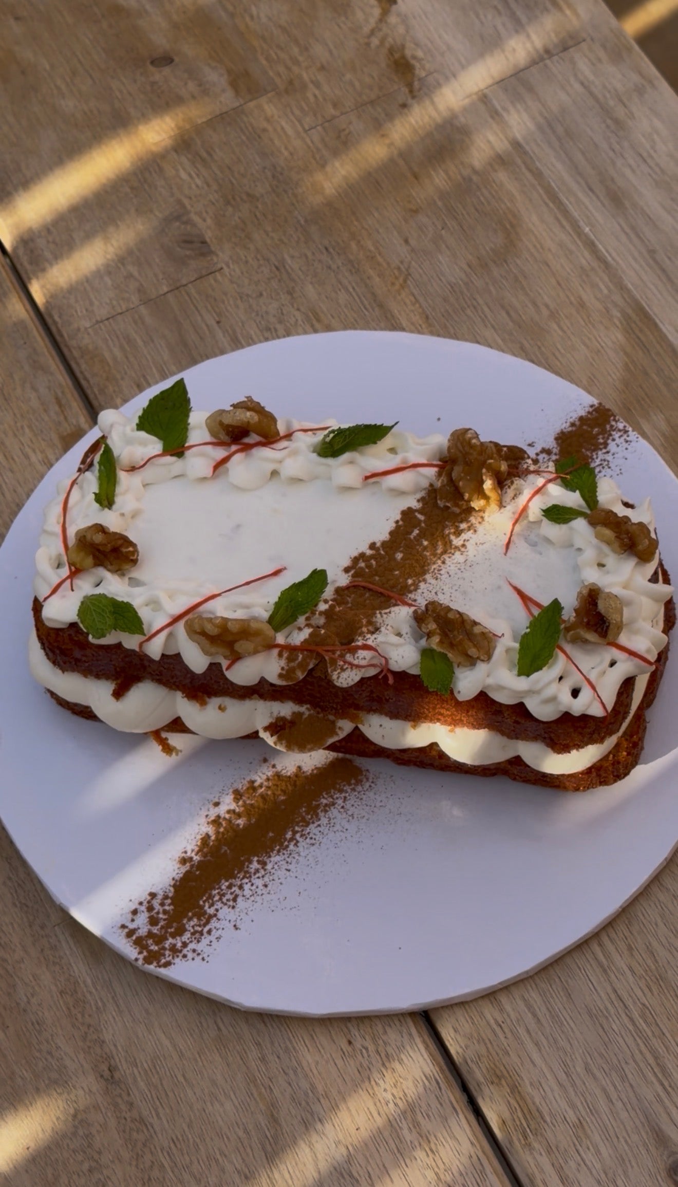 Naked carrot cake
