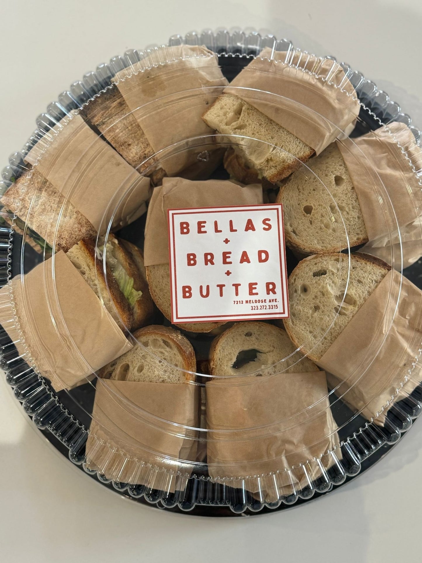 Mini Sourdough Sandwich Platter